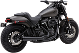 Cobra USA El Diablo 2-into-1 Exhaust for 2018-19 Harley Softail Models - Black - 6474B