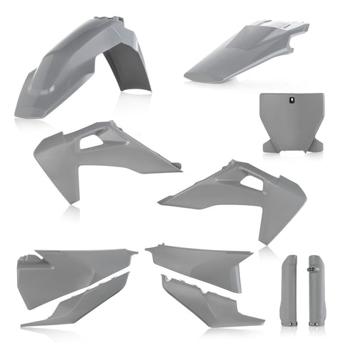 Acerbis Full Plastic Kit for Husqvarna models - Grey - 2726550011
