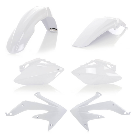 Acerbis Plastic Standard Kit for 2007-08 Honda CRF450R - White - 2082050002