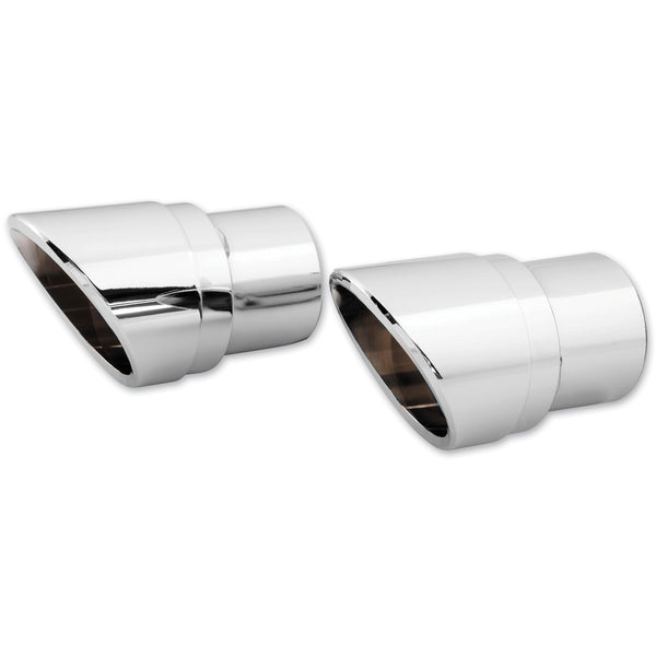 Vance & Hines Slash Billet End Caps for Big Shots Staggered and
