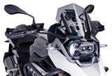 Puig Racing Windscreen for 2013-17 BMW R1200GS/Adventure - Smoke