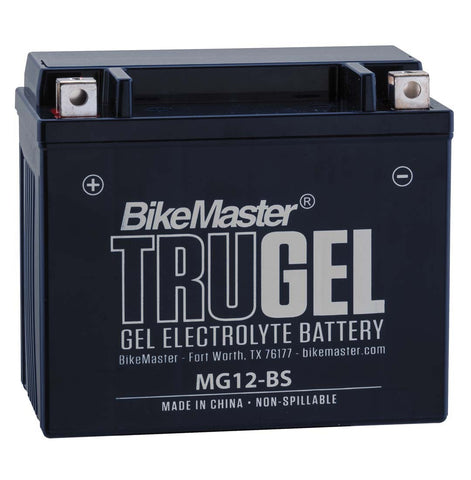 BikeMaster TruGel Battery - 12 Volt - MG12-BS