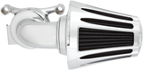Arlen Ness Monster Sucker Air Cleaner Kit for 2017-22 Harley M8 models - Chrome/Deep Cut - 81-032