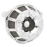 Arlen Ness Inverted Series Air Cleaner Kit for 2017-22 Harley M8 models - Chrome/10-Gauge - 18-946