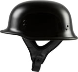 Highway 21 German Beanie Helmet - 9mm - Gloss Black - Medium - 77-1000M - FINAL SALE