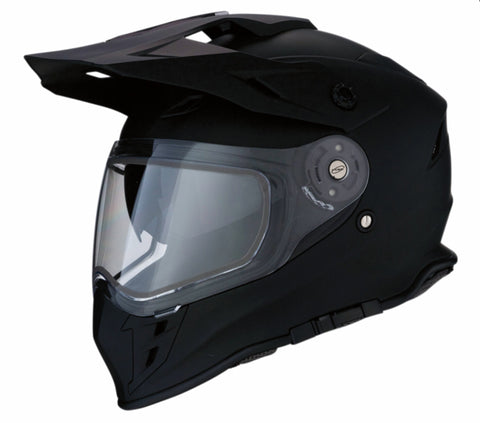 Z1R Range Snow Dual Pane Helmet - Flat Black - X-Small