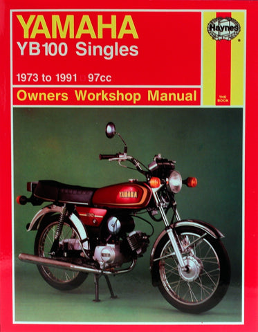 Haynes Service Manual for 1973-91 Yamaha YB100 Singles - M474