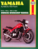 Haynes M738 Repair Manual for 1980-84 Yamaha XJ650 and 750