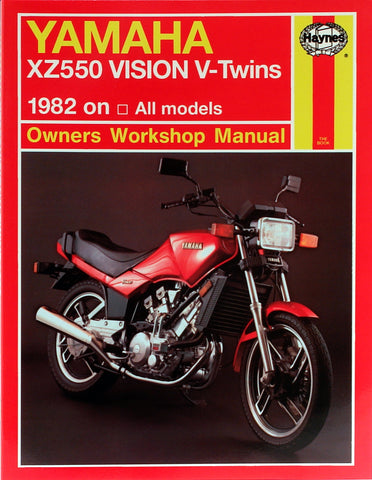 Haynes Service Manual for 1982-83 Yamaha XZ550 Vision V-Twins - M821