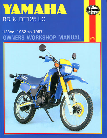 Haynes Service Manual for 1982-87 Yamaha RD and DT 125 LC - M887