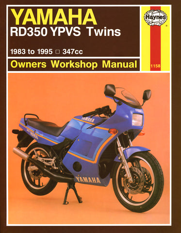 Haynes Service Manual for 1983-95 Yamaha RD350 YPVS Twins 347cc models - M1158