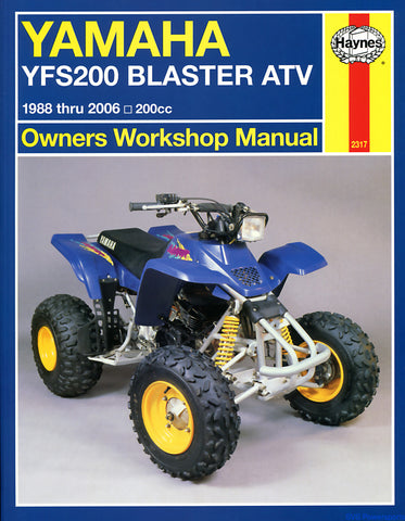 Haynes Service Manual for 1988-06 Yamaha YFS200 Blaster 200cc - M2317