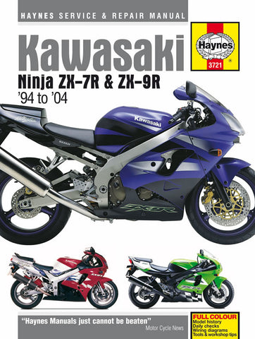 Haynes Service Manual for 1994-04 Kawasaki ZX-7R / ZX-9R Ninja - M3721