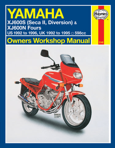 Haynes Service Manual for 1992-93 Yamaha XJ600S / 1995-03 XJ600N - M2145