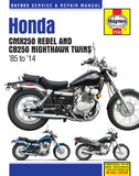 Haynes Service Manual for 1985-14 Honda CMX250 / CB250 - M2756