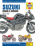 Haynes Service Manual for 1999-08 Suzuki SV650 / SV650S / SV650SA / SV650A - M3912