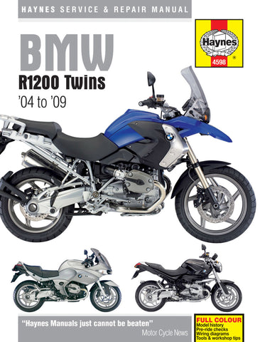 Haynes Service Manual for 2004-09 BMW R1200 Twins - M4598