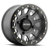 Method Race 401 Beadlock Wheel - Titanium - 14 x 7 Inches