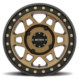 Method Race 405 Beadlock Wheel - Bronze/Matte Black - 15 x 7 Inches