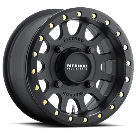 Method Race 401 Beadlock Wheel - Matte Black - 14 x 8 Inches