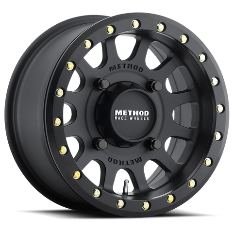 Method Race 401 Beadlock Wheel - Matte Black - 15 x 7 Inches