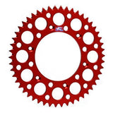 Renthal Ultralight Rear Sprocket - 520 Chain Pitch x 53 Teeth - Red - 154U-520-53GRRD