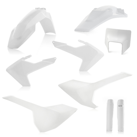 Acerbis Full Plastic Kit for 2017-19 Husqvarna models - White - 2733430002