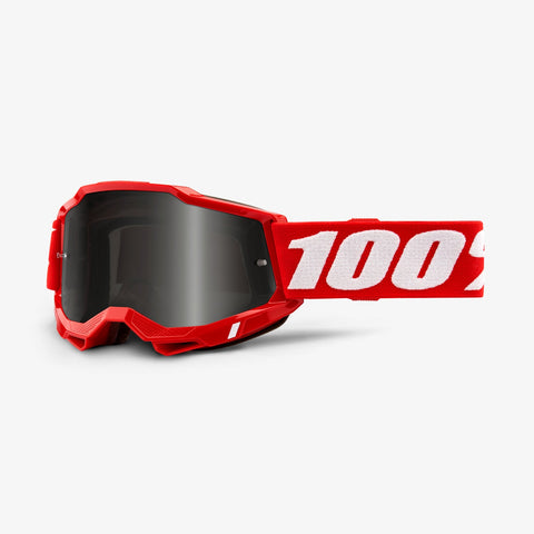 100% Accuri 2 Sand Goggles - Red with Smoke Lens