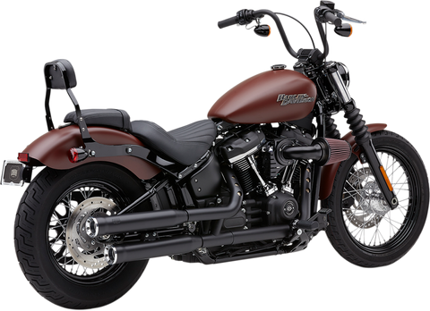 Cobra USA RPT Slip-On Mufflers for 2018-19 Harley Softail Models - Black - 6058B