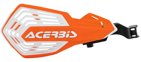 Acerbis K-Future Hand Guards - Orange/White - 2801976816