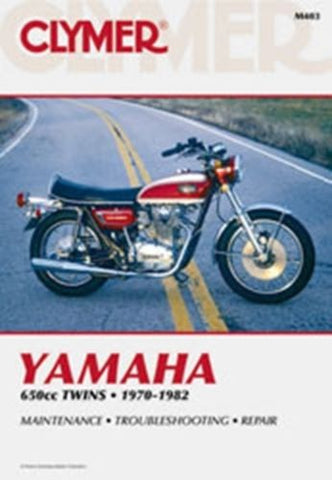 Clymer M403 Service & Repair Manual for 1970-82 Yamaha 650cc Twins Models