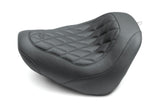 Mustang Wide Tripper Solo Seat for 2018-20 Harley Softail Fat Bob - Diamond/Black - 83017