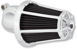 Arlen Ness Monster Sucker Air Cleaner Kit for 2017-22 Harley M8 models - Chrome/Bevelled - 81-031
