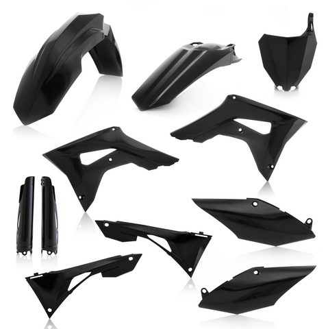 Acerbis Full Plastic Kit for 2019-21 Honda CRF250R - Black - 2736250001