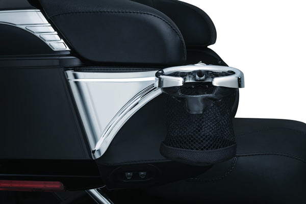 キリン　2BOX  シュリンク付き Kuryakyn Passenger Drink Holder with Basket for 2014-19 Harley