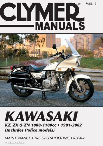 Clymer Service & Repair Manual for Kawasaki KZ1000/KZ1100/ZX1100/ZN1100/Z1000 - CM4513