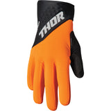 THOR Spectrum Cold Weather Gloves for Men - Flo Orange/Black - Large