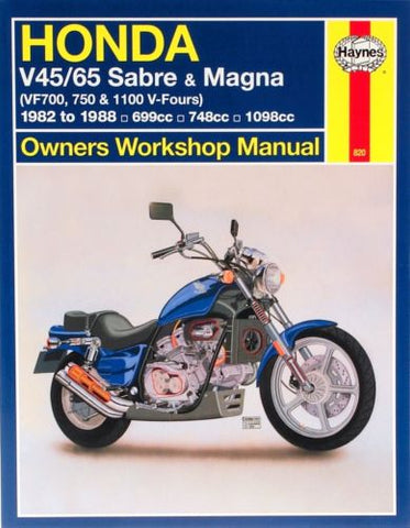Haynes Service Manual for Honda Sabre and Magna V-Fours - M820