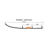 Woodys Flat-Top ACE Wear Bar for Polaris Models - 8 Inch Carbide - AP8-1225