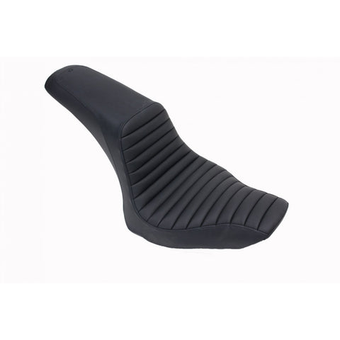 Saddlemen Profiler 2-Up Low Profile Seat for 2006-17 Harley Softail Heritage Classic - Black/Tuck and Roll - 806-23-148