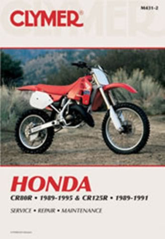 Clymer M431-2 Service & Repair Manual for Honda CR80R / CR125R