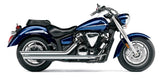 Cobra USA Hot Rod Speedsters Exhaust System for Yamaha XVS1300 V-Star - Chrome - 2825