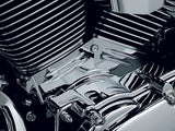 Kuryakyn 8143 - Cylinder Base Cover for Harley-Davidson - Chrome
