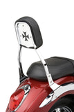 Cobra USA Cross Steel Backrest Insert for Cobra USA Backrest - Chrome - 02-5053