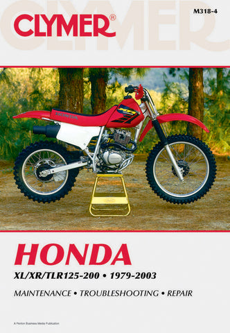 Clymer M318-4 Service & Repair Manual for 1979-03 Honda XL/XR/TLR 125-200