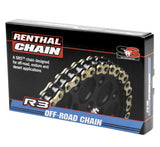 Renthal R3 SRS Sealed Chain - 520 x 120 - Gold - C416