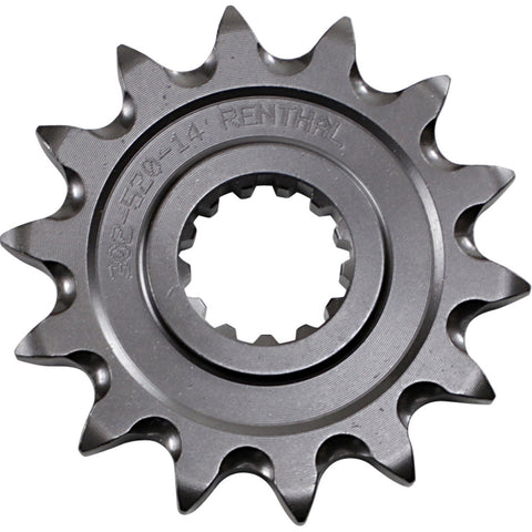 Renthal Grooved Front Sprocket - 520 Chain Pitch x 14 Teeth - 302--520-14GP