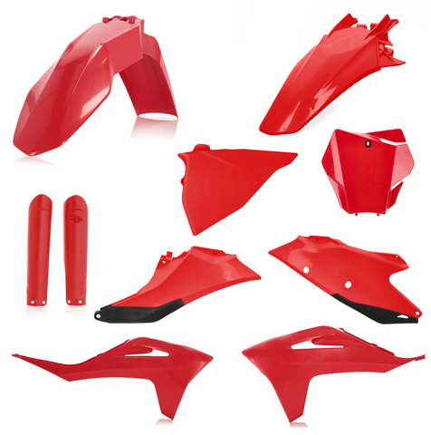 Acerbis Full Body Plastics Kit for 2021-22 Gas-Gas EX & MC models - Red/Black - 2872797118