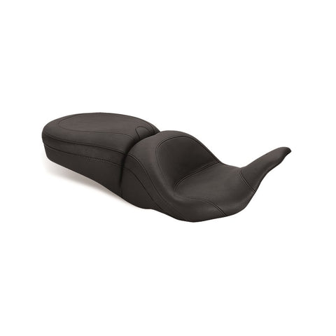 Mustang Lowdown Touring 1-Piece Seat for 2009-19 Harley FLH/FLT models - 79700