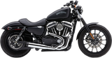 Cobra USA El Diablo 2-into-1 Exhaust for 2007-13 Harley XL Models - Chrome - 6492